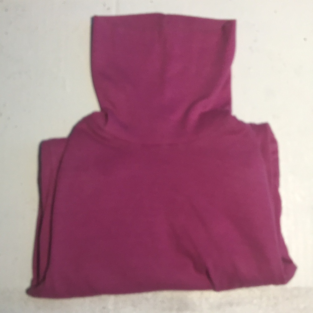 Purple turtle neck